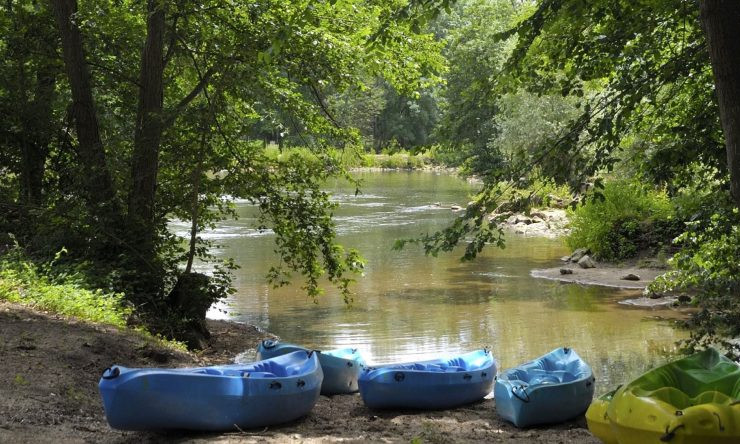 Superbe aventure en canoé sur le Loing