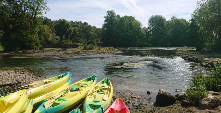 Superbe aventure en canoë sur le Loing