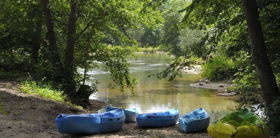 Superbe aventure en canoé sur le Loing