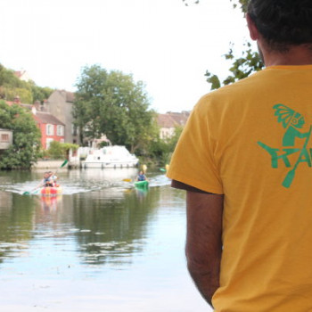 ARRIVEE-canoe-NEMOURS arrivée en canoë à Nemours