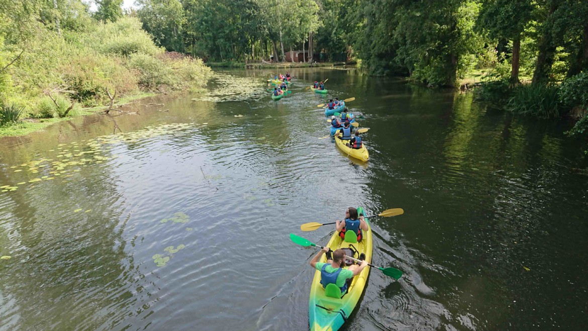 Parcours accessible aux débutants: rivière de catégorie 1