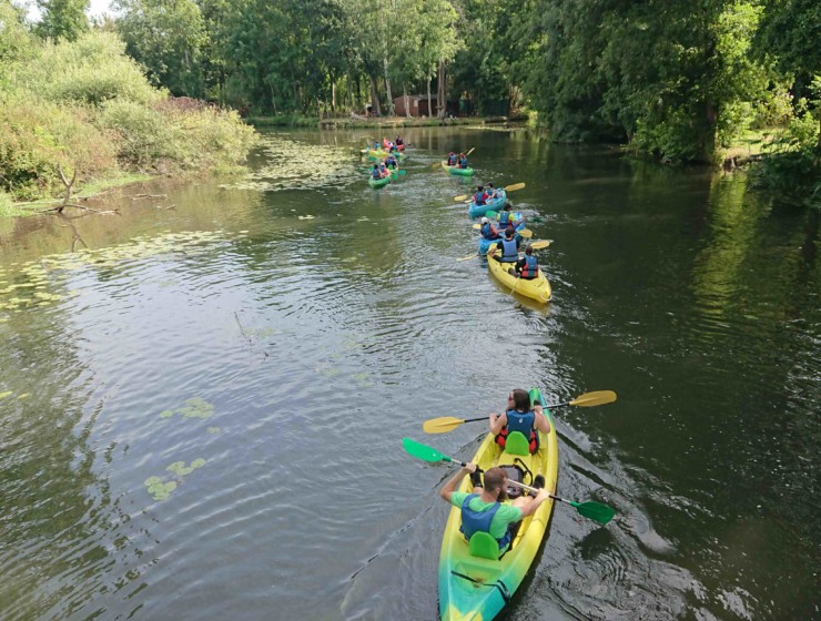 Parcours accessible aux débutants: rivière de catégorie 1